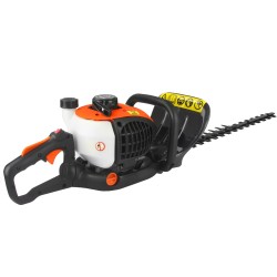 Tagliasiepi a Scoppio Benzina Lama 56 cm Motore Benzina 26cc Manico Girevole 2 Tempi monocilindrico Easy Starter